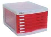 CASSETTIERA 6 CASS.COLOR-TRASP NIJ3020R