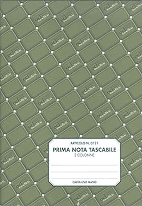 gbc Blocco prima nota tascabile a 2 colonne formato a6 (105x150mm), 80 facciate, carta uso mano, rilegatura cucita a sella.