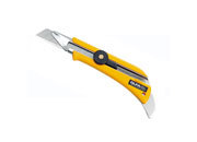 gbc Cutter Olfa OL cutter Heavy-Duty specifico per il taglio di moquettes. Taglio di diverse profondit e larghezze di materiali, grazie al canale allungato sulla fuoriuscita della lama. Appendice metallica a fine corpo del cutter, ideale per segnare le moquettes prima del taglio o per l'apertura di barattoli. Lunghezza: 175mm, altezza lama: 18mm. Corpo in ABS resistente e impugnatura ergonomica. Con bloccaggio lama a vite. Resistente agli acidi e agli agenti chimici. Adatto a lamette LB, LBB, LBD, LSOL, LFB, LWB. Prodotto originale giapponese, MADE IN JAPAN eltOL