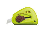 gbc CutterTascabile magnetico Olfa TK-3M VERDE taglierino portatile magnetico con lama in acciaio inox. Grazie alla calamita interna  possibile l'adesione su qualsiasi superficie metallica eltTK3MV