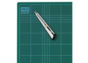 legatoria Piano lavoro cutter, ANTITAGLIO, 90x60cm Tappetino a 5 strati, antitaglio a doppia faccia. Qualit professionale extra durevole. Spessore 2,5 mm. Superficie autoriparante, antiscivolo, antiriflesso. Fronte verde con griglia graduata, retro nero. Utilizzabile anche come tappetino per mouse.  NIJCM90