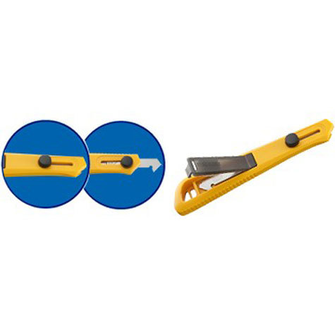 gbc Cutter Olfa per plexiglass, PC-S consigliato per il taglio di plexiglass, laminati plastici, formica, balsa, impiallacciati leggeri, vinile, compensati leggeri, etc. Dotato di due lame in acciaio al tungsteno custodite nellimpugnatura. Sistema cambio lama Easy Change. Corpo costituito interamente in ABS. Sistema di bloccaggio della lama a vite. Lunghezza: 155mm. Lame di ricambio: PB-450. Prodotto originale giapponese. MADE IN JAPAN.