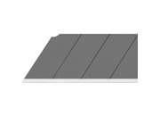 gbc Lama di ricambio brunita Olfa Excel Black HBB adatta a tutti i cutter a lama larga 25 mm. Lama a 6 settori tranciabili da 12 mm ciascuno. Fornita in comodo e resistente case plastico da 5 lame. Lunghezza: 126mm, altezza: 25mm, spessore: 0,7mm. Compatibile con cutter H-1, NH-1, XH-1, XH-AL, HSW-1. Prodotto originale giapponese. MADE IN JAPAN.