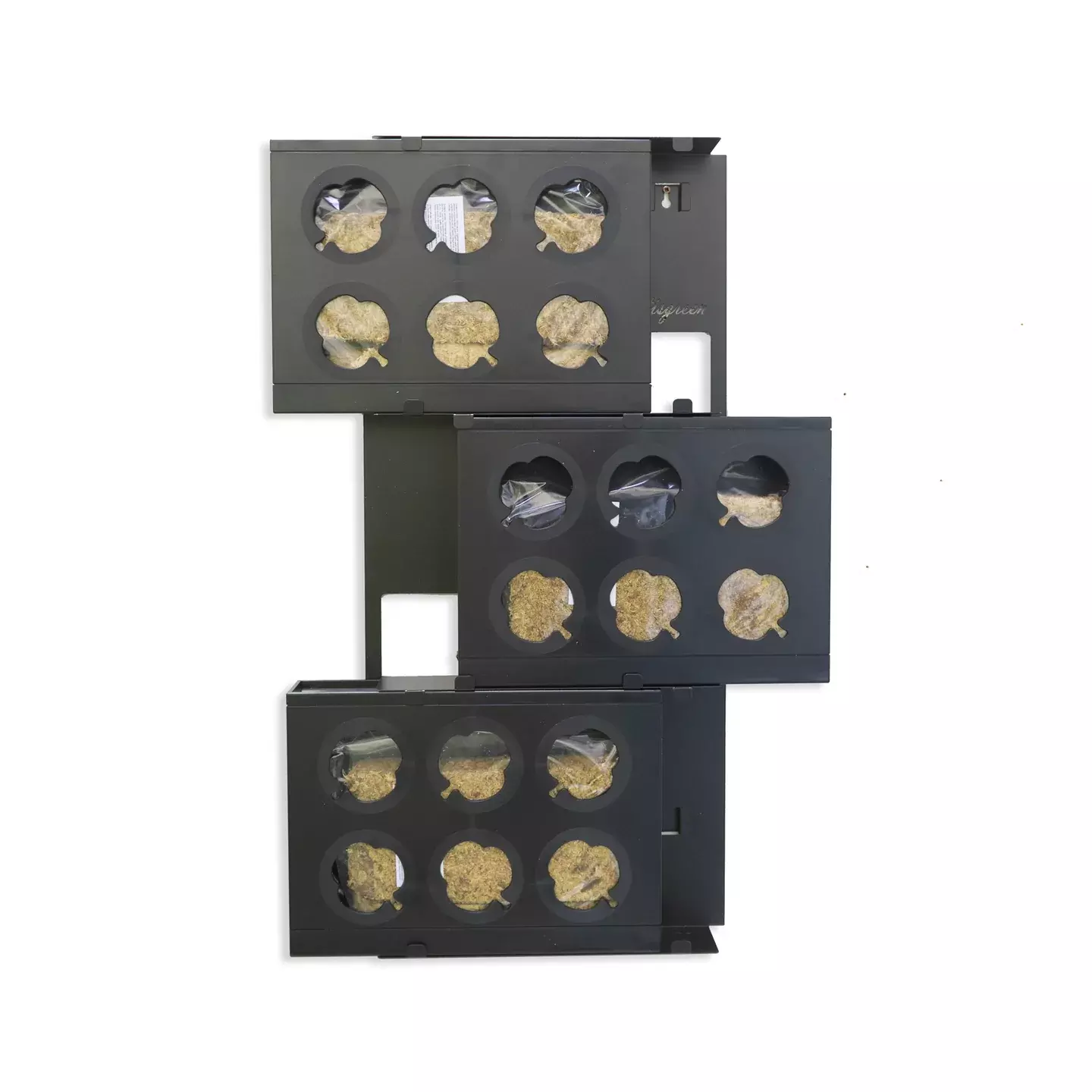 gbc HOH! Telaio x3moduliVerticali NERO Giardino verticale componibile. Telaio per comporre tre moduli in verticale. Moduli esclusi..