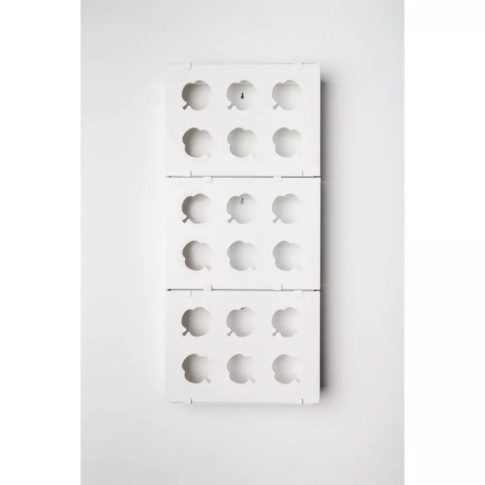 gbc HOH! Telaio x3moduliVerticali BIANCO Giardino verticale componibile. Telaio per comporre tre moduli in verticale. Moduli esclusi..