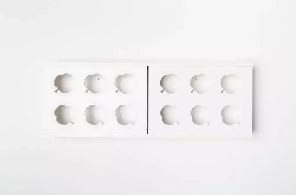 gbc HOH! Telaio x2moduliOrizzontali BIANCO Giardino verticale componibile. Telaio per comporre due moduli in orizzontale. Moduli esclusi..