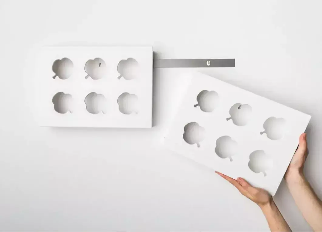 gbc HOH! Staffa x2moduliOrizzontali. AcciaioINOX Giardino verticale componibile. Staffa per comporre due moduli in orizzontale. Moduli esclusi..