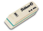 gbc Gomma per matita tenera e pulizia di grandi superfici. PELIKAN PELss40l.