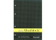 gbc BloccoCollato +4fori, A5, GIALLO quadro da 5mm, carta gialla, copertina plastificata e sottoblocco in cartone rigido. Junior Quablock. 60 fogli da 70grammi.