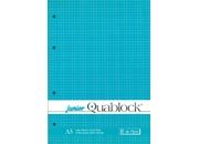 gbc Junior Quablock, blocco collato al lato + 4 fori, formato A5, 60 fogli da 70grammi pig102873.