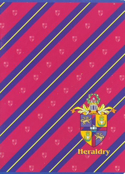 gbc Quaderno Heraldry, fogli29+1, carta A5 da 70grammi quadro da 5mm, rilegatura con punto metallico a sella.