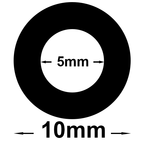 wereinaristea Etichette autoadesive Tik-Fix, a registro, diametro mm 10 NERO, con cerchio bianco concentrico, in foglietti da mm 130x165, 120 etichette per foglio.