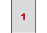 wereinaristea EtichetteAutoadesive COPRENTEargtento, 210x297mm (297x210mm) ARGENTO, adesivo PERMANENTE, angoli a spigolo, per laser e fotocopiatrici, su foglio A4 (210x297mm) sog220LSC503