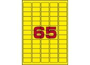 wereinaristea EtichetteAutoadesive, 38x21,2(21,2x38mm) CartaMARRONE MARRONE, adesivo Permanente, angoli a spigolo, per ink-jet, laser e fotocopiatrici, su foglio A4 (210x297mm) BRA2984ma