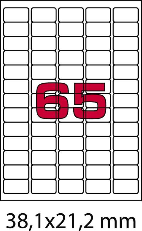 wereinaristea EtichetteAutoadesive, 38,1x21,2(21,2x38,1mm) PoliestereTRASARENTE Opaco Adesivo PERMANENTE, angoli arrotondati, per ink-jet, su foglio A4 (210x297mm).