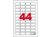 wereinaristea EtichetteAutoadesive, 45x23(23x45mm) Carta ROSSO, adesivo Permanente, angoli arrotondati, per ink-jet, laser e fotocopiatrici, su foglio A4 (210x297mm) bra2995RO