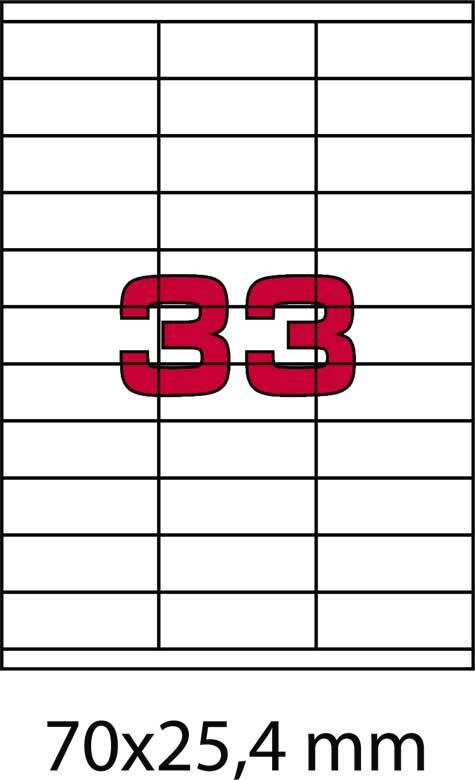 wereinaristea EtichetteAutoadesive. in carta. 70x25,4(25,4x70mm) Carta COLORI ASSORTITI, adesivo Permanente, angoli a spigolo, per ink-jet, laser e fotocopiatrici, su foglio A4 (210x297mm).