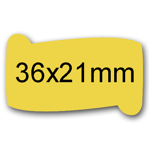 wereinaristea EtichetteAutoadesive POLIESTEREoro, 36x21sagomate (21x36mm) ORO, adesivo PERMANENTE, per ink-jet, su foglio A4 (210x297mm).