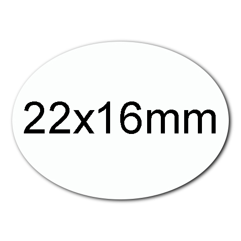 wereinaristea EtichetteAutoadesive SATINATACartaARGENTO, 22x16ovali (16x22mm) ARGENTO, adesivo PERMANENTE, per laser e fotocopiatrici, su foglio A4 (210x297mm).