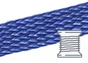 legatoria Segnalibro treccia 8mm, BLUchiaro spessore 8mm, colore01 Pot801r