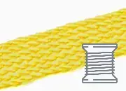 legatoria Segnalibro treccia 8mm, GIALLOscuro spessore 8mm, colore02 Pot802r