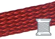 legatoria Segnalibro treccia 8mm, ROSSOmedio spessore 8mm, colore03 Pot803r