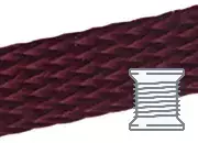 legatoria Segnalibro treccia 8mm, ROSSOscuro spessore 8mm, colore10 Pot810r