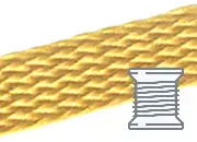 legatoria Segnalibro treccia 8mm, ORO spessore 8mm, colore11 Pot811r