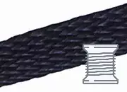 legatoria Segnalibro treccia 8mm, BLUscuro spessore 8mm, colore12 Pot812r