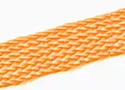 legatoria Segnalibro treccia 8mm, spezzoni44cm, ARANCIONE spessore 8mm, colore15, in segmenti da 44cm Pot815