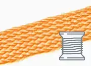 legatoria Segnalibro treccia 8mm, ARANCIONE spessore 8mm, colore15 Pot815r