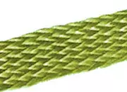 legatoria Segnalibro treccia 8mm, spezzoni44cm, VERDE16 spessore 8mm, colore16, in segmenti da 44cm Pot816