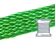 legatoria Segnalibro treccia 8mm, VERDEmedio spessore 8mm, colore18 Pot818r