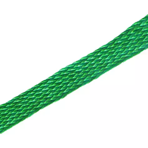 legatoria Segnalibro treccia 8mm, spezzoni44cm, VERDEsmeraldo spessore 8mm, colore19, in segmenti da 44cm.