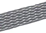 legatoria Segnalibro treccia 8mm, spezzoni44cm, GRIGIOmedio spessore 8mm, colore20, in segmenti da 44cm Pot820