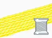 legatoria Segnalibro treccia 8mm, GIALLOchiaro spessore 8mm, colore21 Pot821r