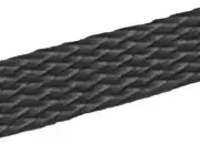 legatoria Segnalibro treccia 8mm, spezzoni44cm, GRIGIOscuro spessore 8mm, colore23, in segmenti da 44cm.