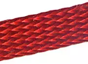 legatoria Segnalibro treccia 8mm, spezzoni44cm, ROSSOchiaro spessore 8mm, colore24, in segmenti da 44cm Pot824