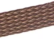 legatoria Segnalibro treccia 8mm, spezzoni44cm, MARRONEchiaro spessore 8mm, colore14, in segmenti da 44cm Pot814