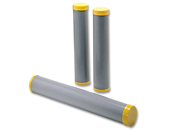 gbc TuboPortadisegno lunghezza120cm, GRIGIO diametro 100mm, tubo grigio, terminali gialli, d125.