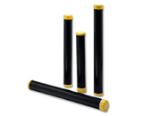 gbc Tubo portadisegno lunghezza 100cm,  diametro 6 cm, tubo nero, terminali gialli, d56 CAIx700056