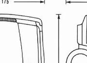 trasferibilir41 Volvo 740, NERO. Trasferelli-Trasferibili R41 in fogli 9x25cm. p. 349 R41GRA2179n.