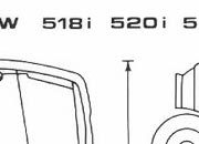 trasferibilir41 BMW 5, NERO. Trasferelli-Trasferibili R41 in fogli 9x25cm. p. 348 R41GRA2183n.