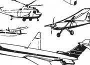 trasferibilir41 Aerei, NERO. Trasferelli-Trasferibili R41 in fogli 9x25cm R41GRA312N.