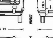 trasferibilir41 Fiat 850, NERO. Trasferelli-Trasferibili R41 in fogli 9x25cm. p. 350 .