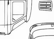 trasferibilir41 Fiat 238, NERO. Trasferelli-Trasferibili R41 in fogli 9x25cm. p. 350 R41GRA340n.