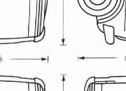 trasferibilir41 Fiat 131, NERO. Trasferelli-Trasferibili R41 in fogli 9x25cm. p. 345 R41GRA342n.