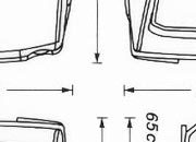trasferibilir41 Fiat Ritmo, NERO. Trasferelli-Trasferibili R41 in fogli 9x25cm. p. 344 R41GRA347n.