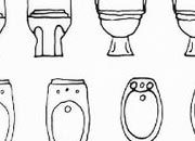 trasferibilir41 Sanitari 1:50, NERO. Trasferelli-Trasferibili R41 in fogli 9x25cm. p. 332 R41GRA395n.