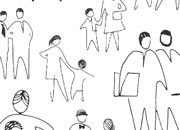 trasferibilir41 Figure umane, NERO. Trasferelli-Trasferibili R41 in fogli 9x25cm R41GRA409N.